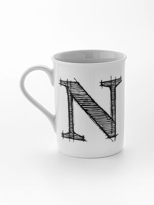 TAZA LETTER N 285CC
